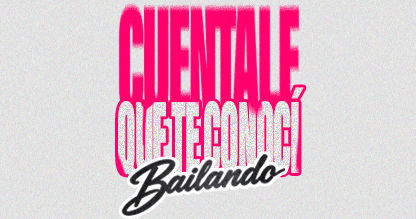 Portada CUENTALE QUE TE CONOCI BAILANDO